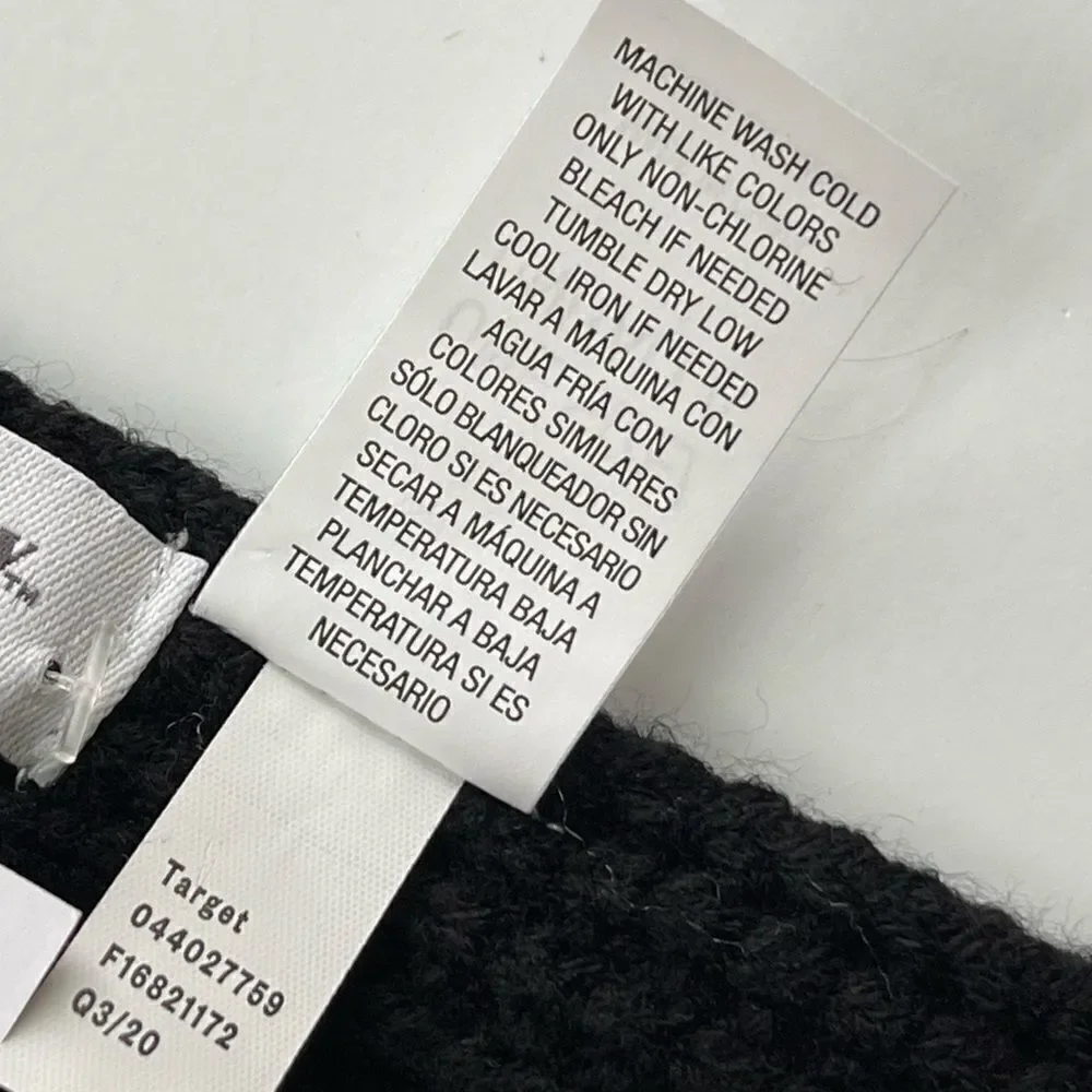 Men's Waffle Knit Scarves - Goodfellow & Co™ • Black • NWT